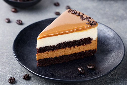 caramel mousse cake